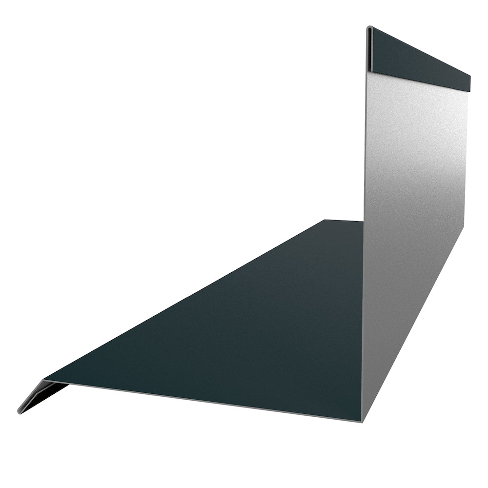 Wandanschluß Typ 2, 100x110, L.2000mm 25um, Ral7016 0,50mm