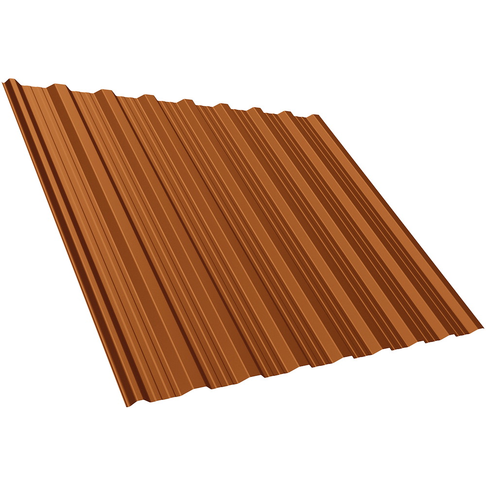 Trapezblech T18dr, Ak Besch. 2000x1138x0,50mm Ral 8004
