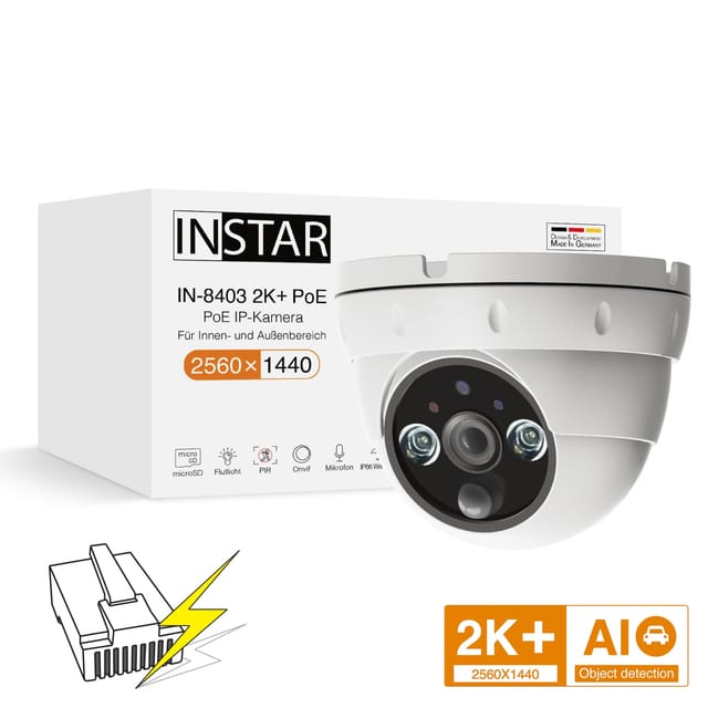 Instar - IN-8403 2K+ poe ws 14082 lan ip Überwachungskamera 2560 x 1440 Pixel