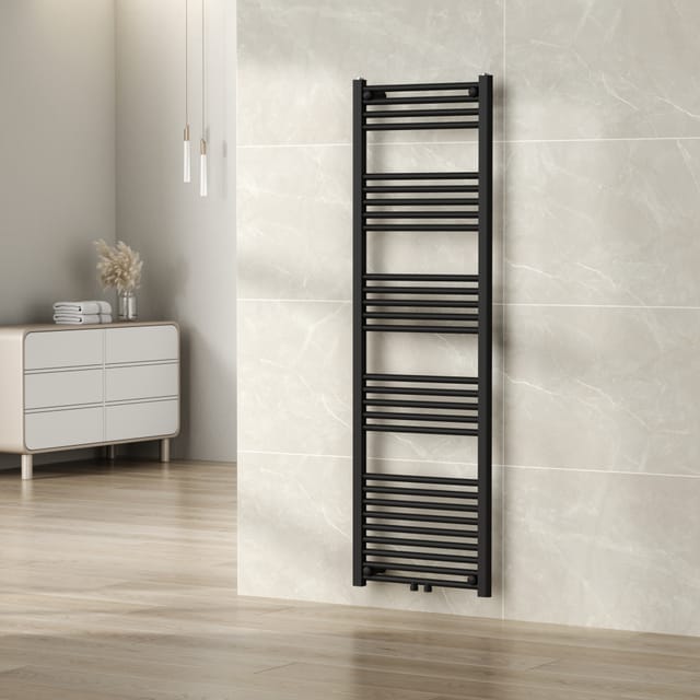 [neu.haus] - Handtuchheizkörper Voss 160x50 cm Schwarz