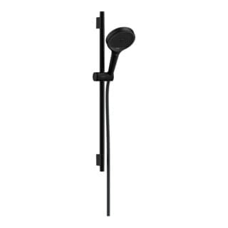 Rainfinity - Brausegarnitur: Handbrause, Stange und Schlauch, 3 Strahlarten, schwarz matt 28745670 - Hansgrohe