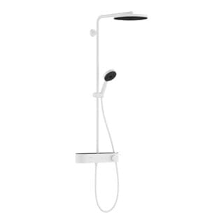 Pulsify s - Brauseset mit Thermostat, Durchmesser 26 cm, 3 Strahlarten, weiß matt 24220700 - Hansgrohe