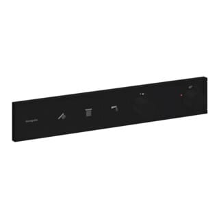 RainSelect - Unterputz-Thermostatarmatur für 3 Verbraucher, schwarz matt 15381670 - Hansgrohe