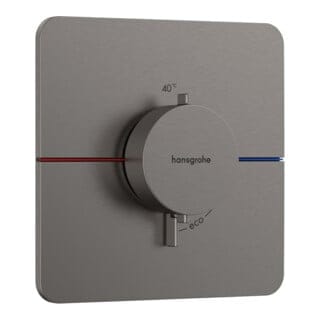 ShowerSelect Comfort - Unterputz-Thermostatarmatur, Chrom schwarz gebürstet 15588340 - Hansgrohe
