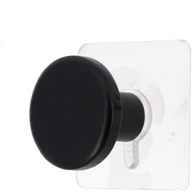 Tendance - Kleiderhaken aus bambus d4,5cm, bemalt auf sticker - schwarz