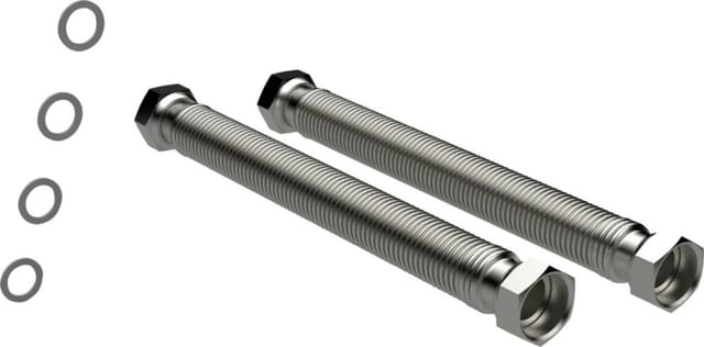 Installationspaket inpa lang (500-1000) Set 2x Edelstahlwellrohr DN25 einstellbar - Buderus