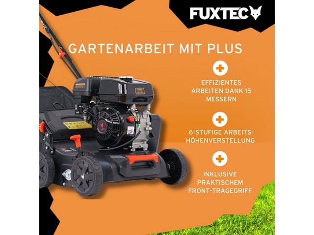 FX-BV240ECO Benzin Vertikutierer 40cm 45L Grasfangkorb 4,1Kw - Fuxtec