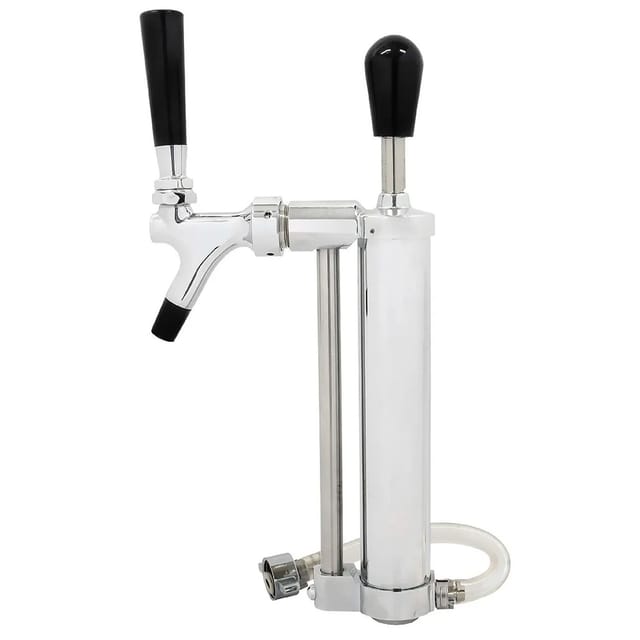 Bierpumpe, Picknickpumpe mit Zapfhahn, mit Kolbenschankhahn, 5/8" Co2-Abgang