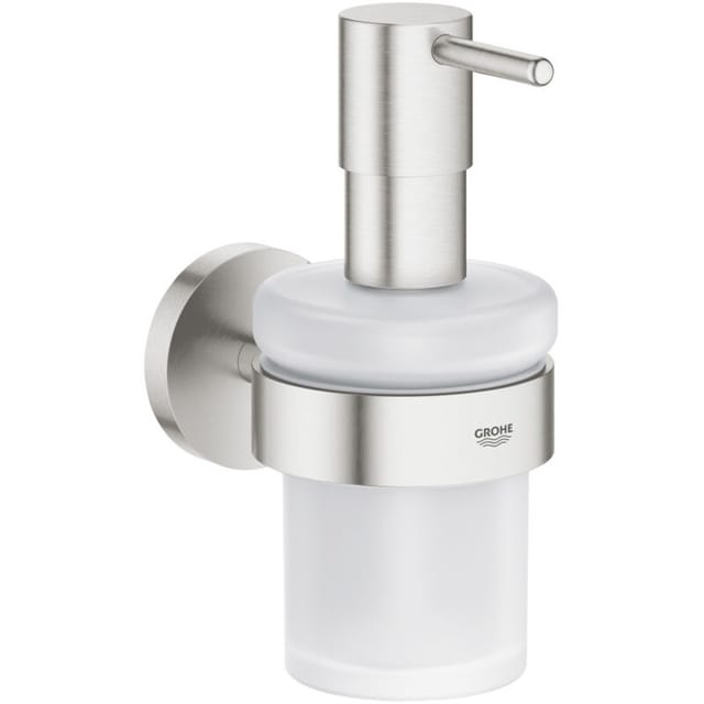 Essentials Seifenspender mit Ständer, Supersteel (40448DC1) - Grohe