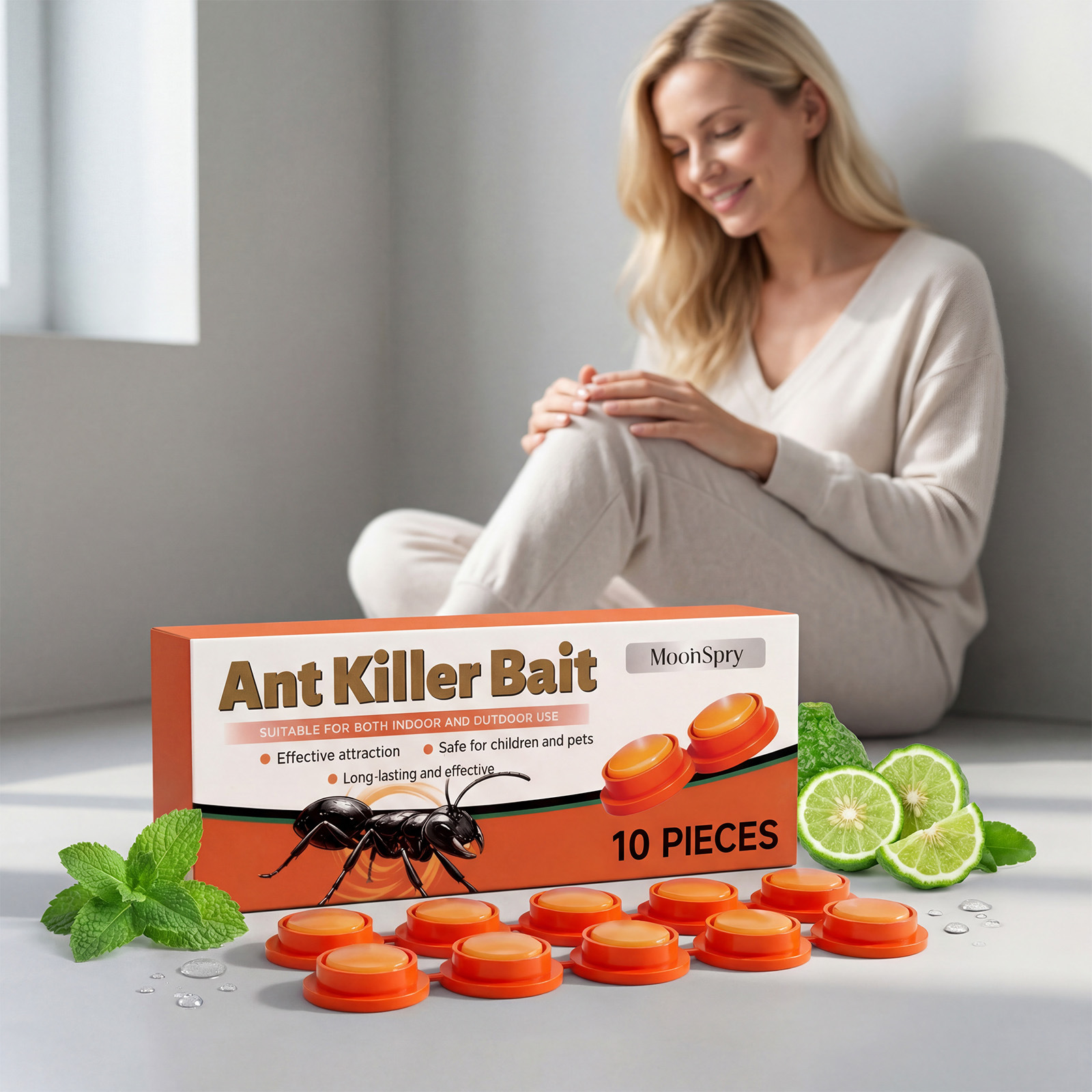 Ameisenköderbox, Mehrzweck-köderspray, Geeignet Für Zuhause, Küche, Wohnzimmer, Badezimmer Und Ecken – 10 Stück -- Dtekgaz