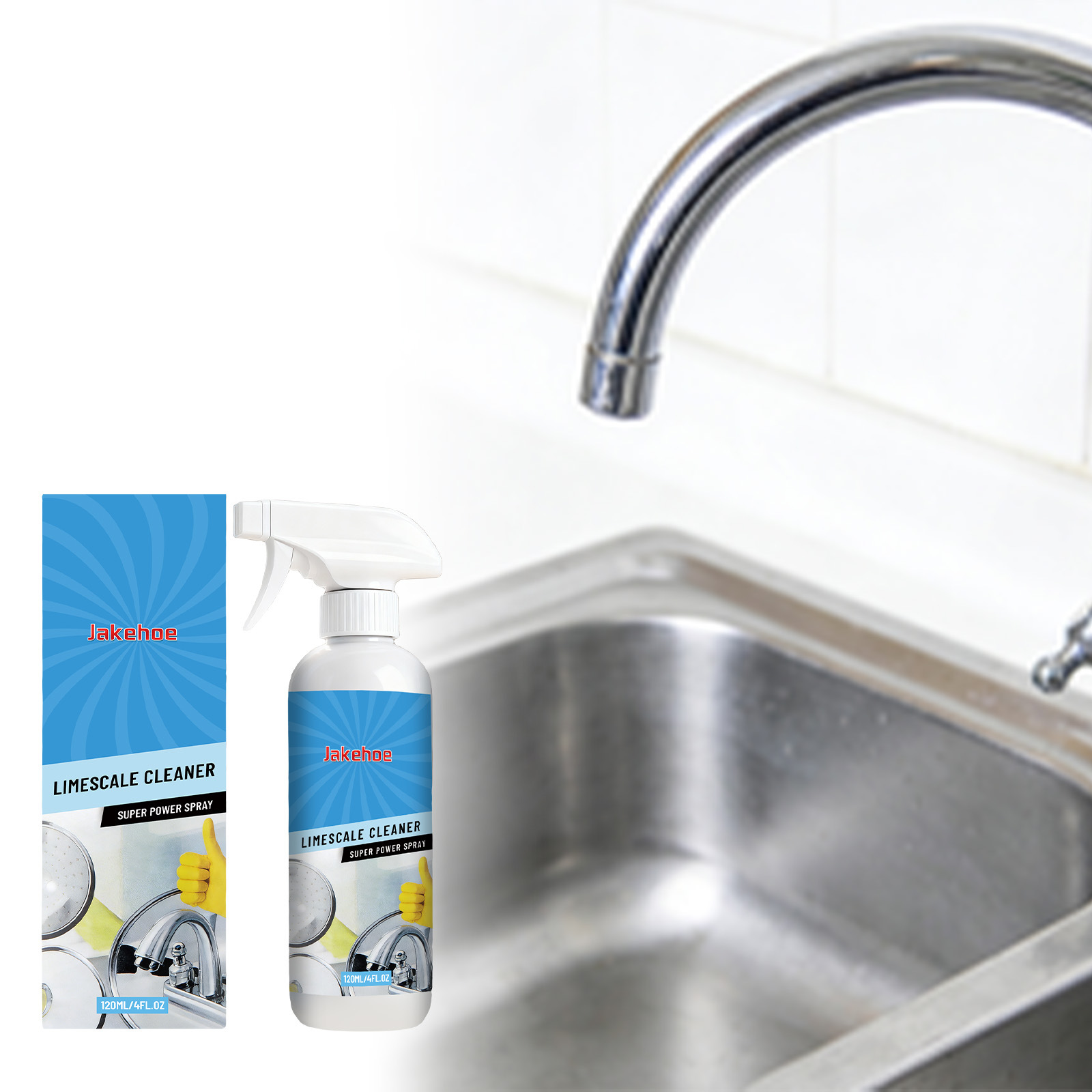 Kalkreiniger Für Hartnäckige Kalkablagerungen An Armaturen, Waschbecken Und Metall-/keramikoberflächen – 120 Ml -- Dtekgaz