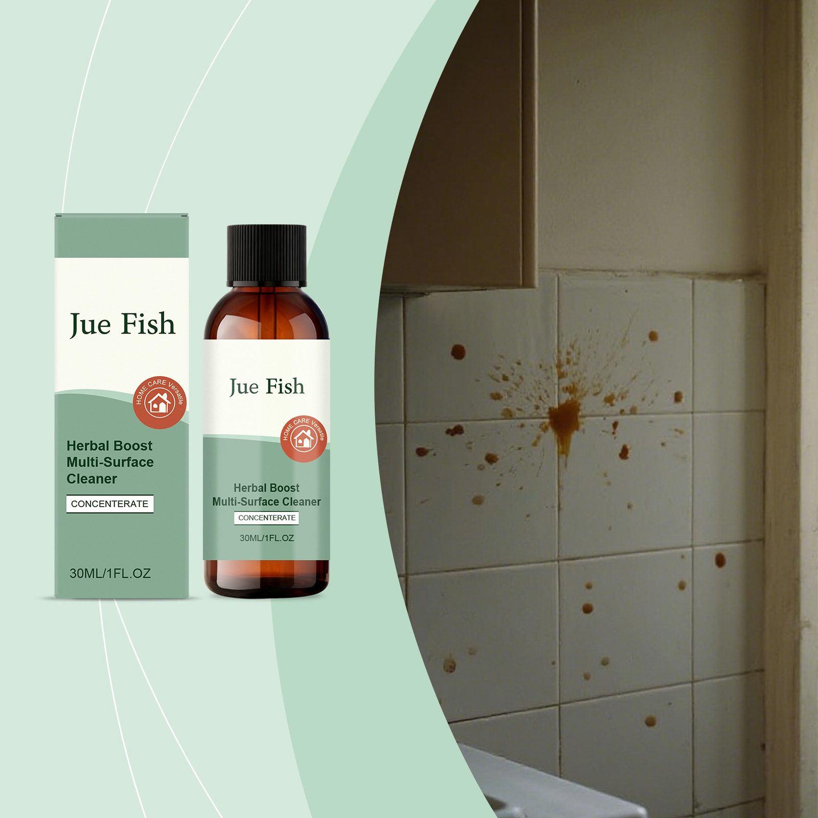 Mehrzweckreiniger Für Die Tägliche Haushaltsreinigung, Entfernt Oberflächenöl Und Flecken Geeignet Für Küche Und Bad – 30 Ml -- Biemmedue