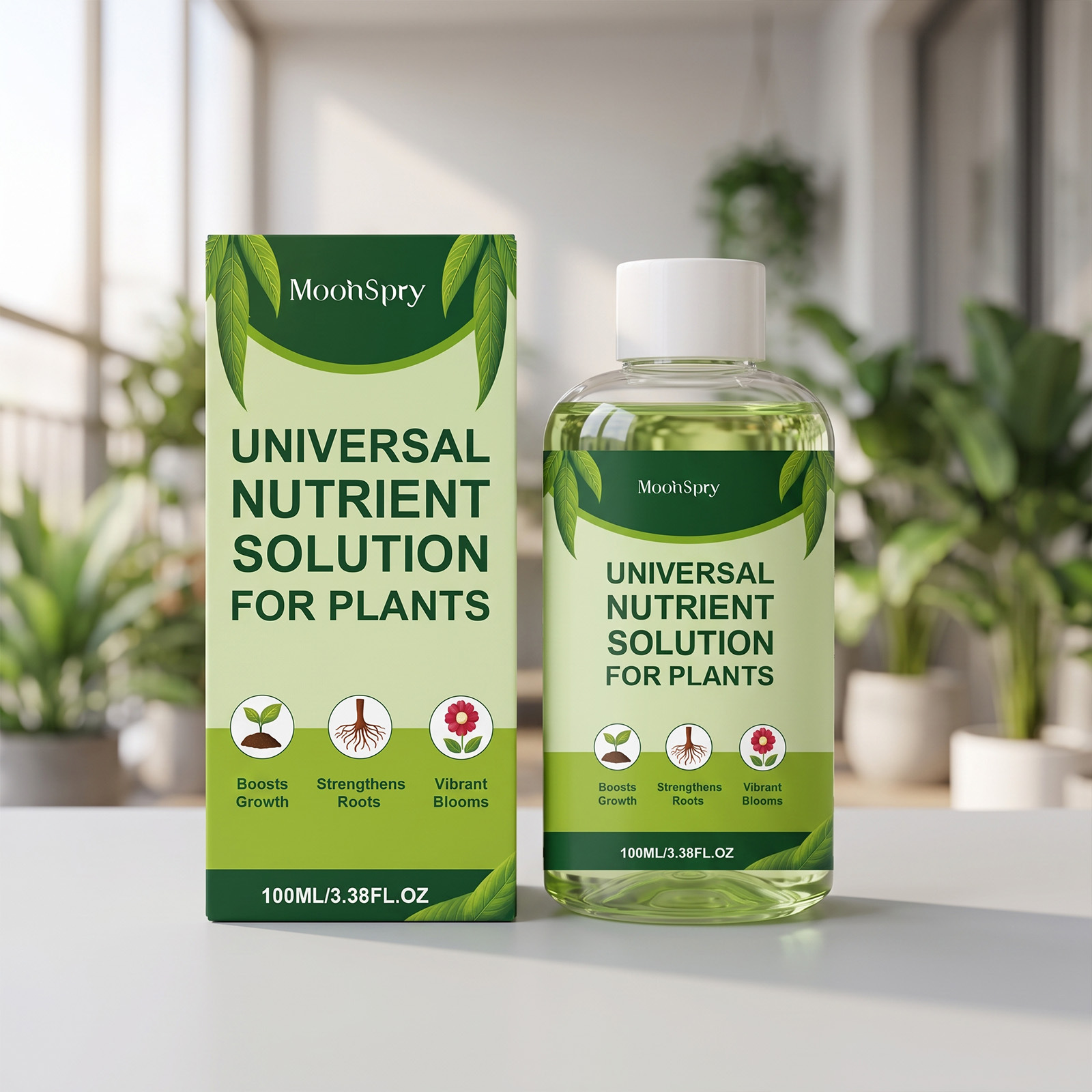 Universelle Pflanzennährlösung Für Blumen Und Pflanzen, Nährstoffergänzungsmittel, Grünpflanzenpflege – 100 Ml -- Dtekgaz
