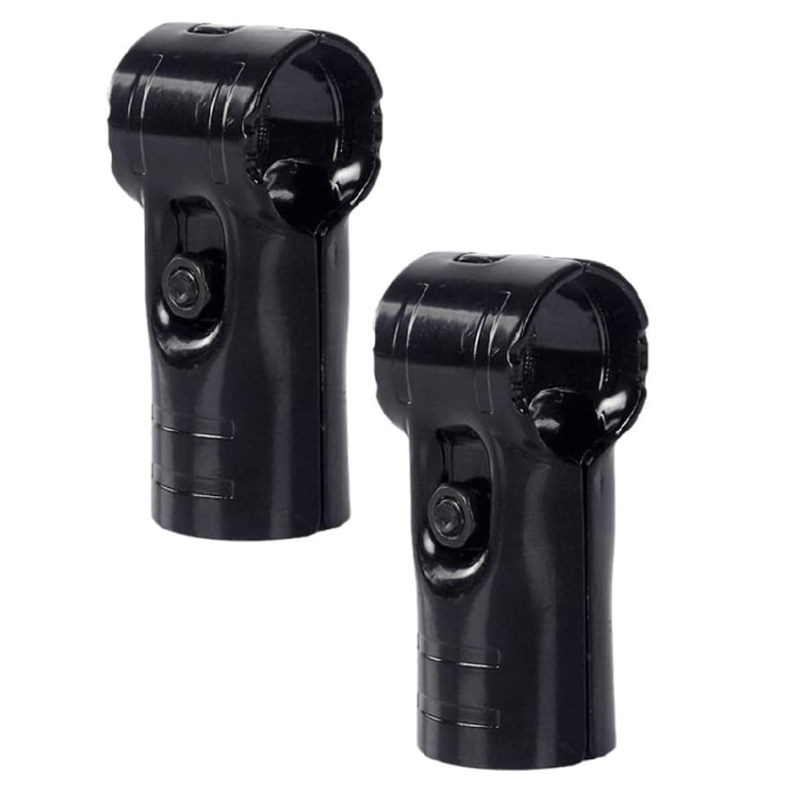 T-stück Für Rohre (2er-pack), Schwarze Klemme Für Drahtgitterzäune, T-stück Für Rohre Mit 28 Mm Außendurchmesser (schrauben Und Muttern Im Lieferumfang Enthalten)