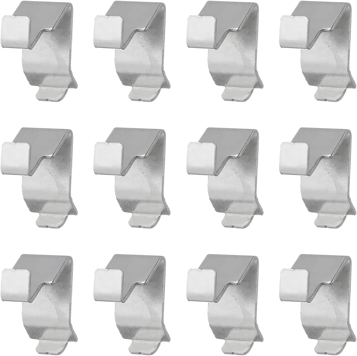 12 Metall-halteklammern Für Spindregale – Ein Set Aus Robusten Und Langlebigen Klammern Für Spindregale Einfach Zu Montieren Und Langlebig.