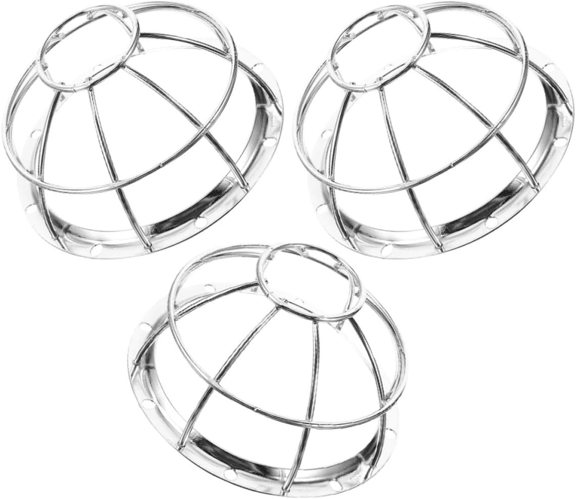 Set Aus Drei Silberfarbenen Rauchmelderplatten Aus Schmiedeeisen. Hergestellt Aus Schlagfestem Drahtgeflecht, Sind Sie Einfach Zu Montieren.