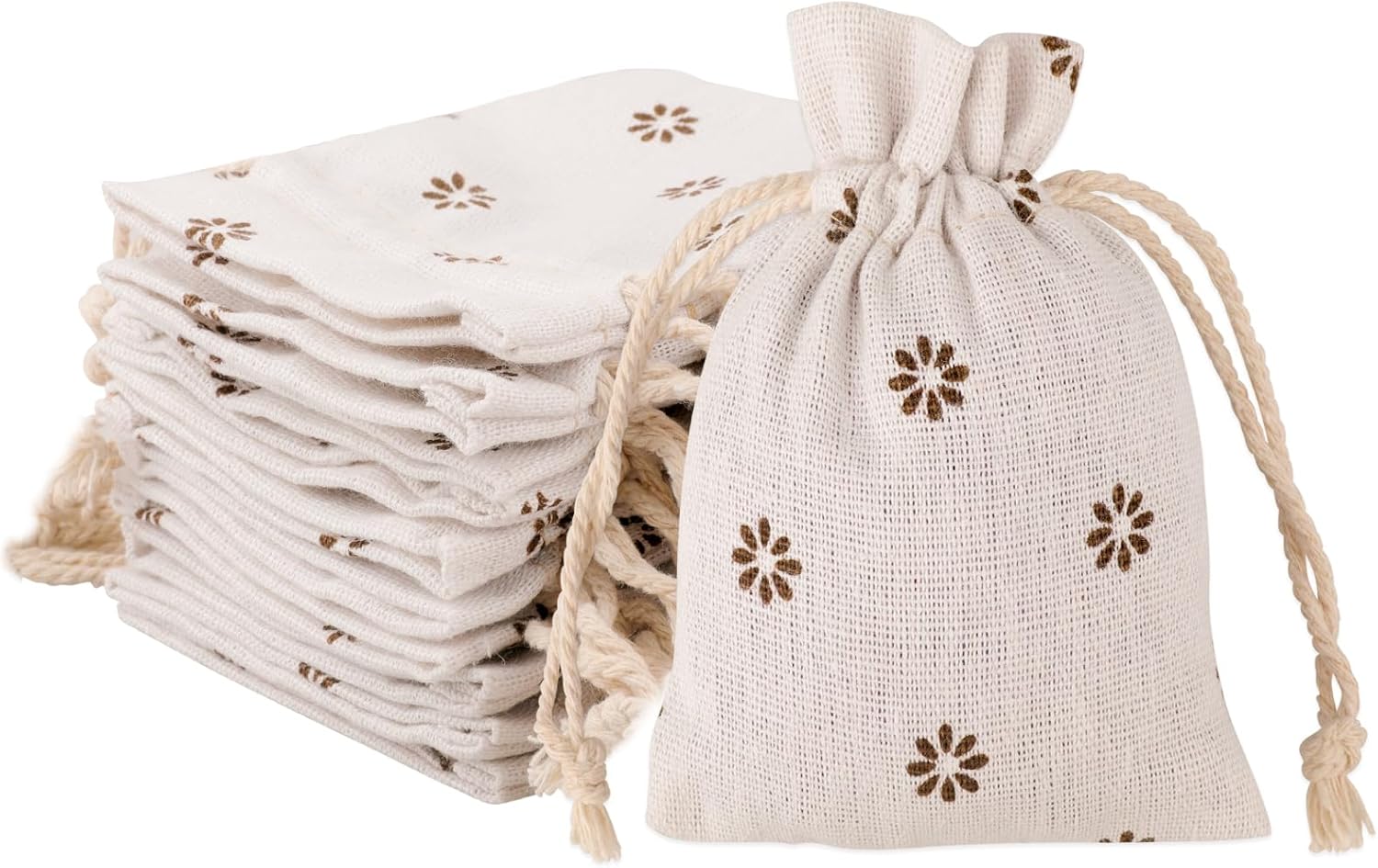 20 Jute-/leinenbeutel Pro Packung, 10 X 14 Cm