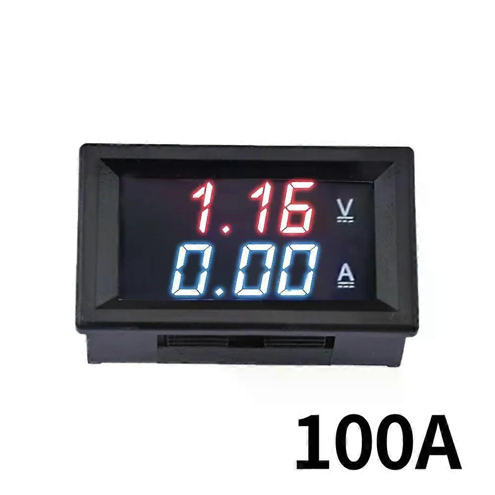 Für 056 0-100v 10a 50a 100a Led Digitalvoltmeter Amperemeter Spannungsmesser Spannungsdetektor Tester Monitor Panel Für Elektrikerwerkzeug-jxlgv