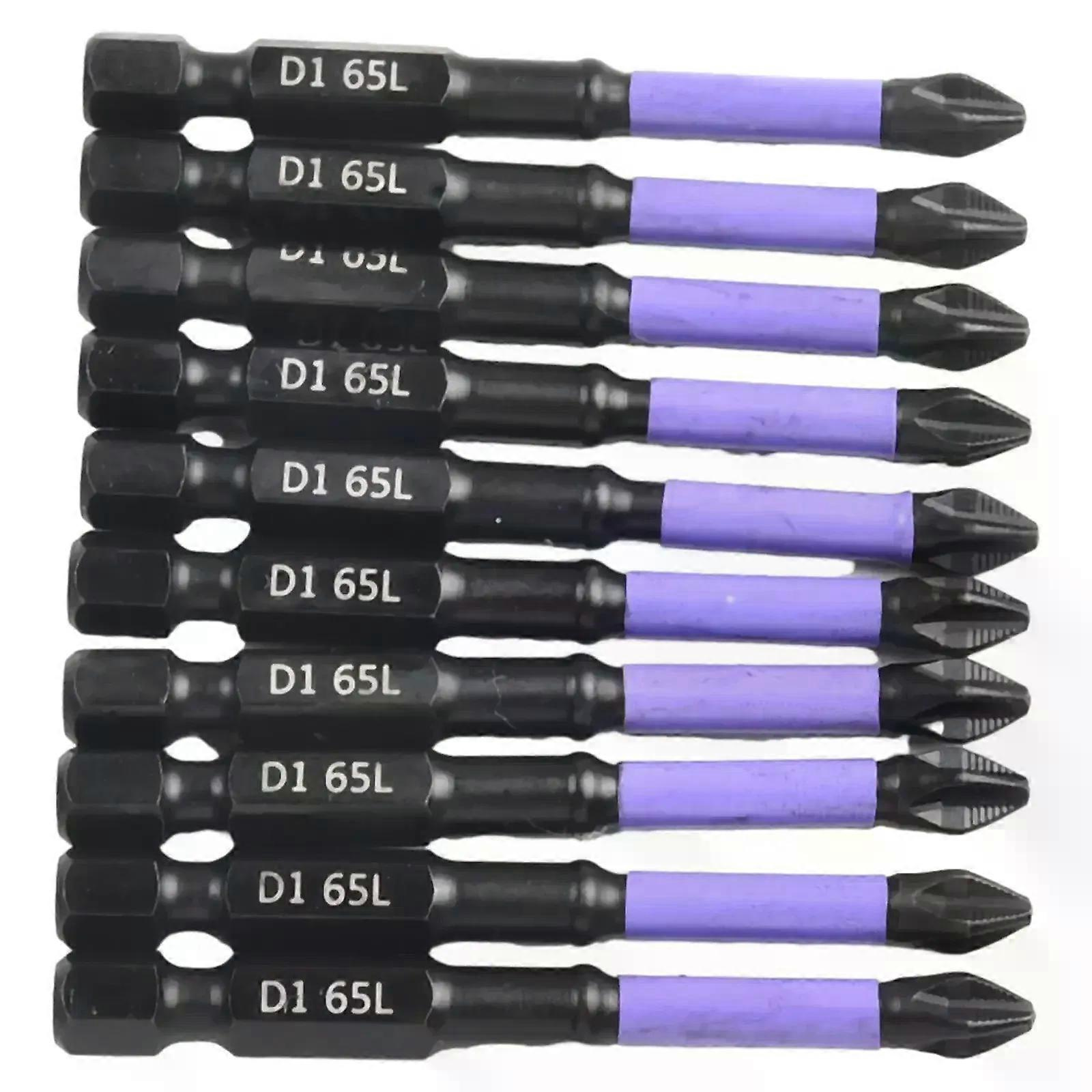 Für 10/20 Stück Rutschfeste Magnetische Kreuzschlitzschraubendreher Aus Legiertem Stahl Ph2, Härtegrad 25/50/65/70/90/150 Mm, Schlagbohrer-jxlgv