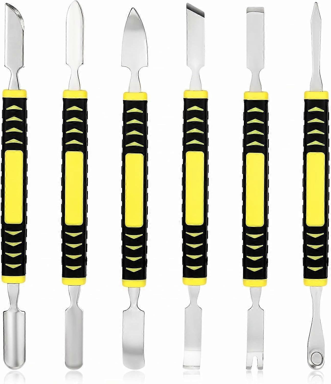 6-teiliges Mini-brecheisen-set Mit Zwei Enden, Kleinem Brecheisen, Metallspatel, Reparaturwerkzeug-set Mit Rutschfestem Griff, Demontage- Und Montagewerkzeug Für Digital-jxlgv