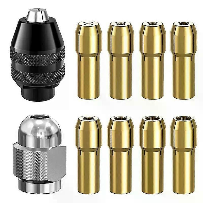 Bohrfutter-spannzangensatz Für Dremel 1/32 Zoll Bis 1/8 Zoll, Ersatz-schnellspannbohrer 4486 Mit Ersatz-rotationsbohrmutter-set – Jxlgv