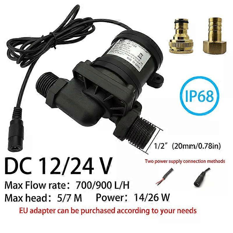 Für Ip68 Dc 12v 24v Edelstahlwelle Bürstenlose 1/2 Wasserpumpe Solar-wassererhitzer Dusche Zirkulation Springbrunnen Druckbeaufschlagung-jxlgv