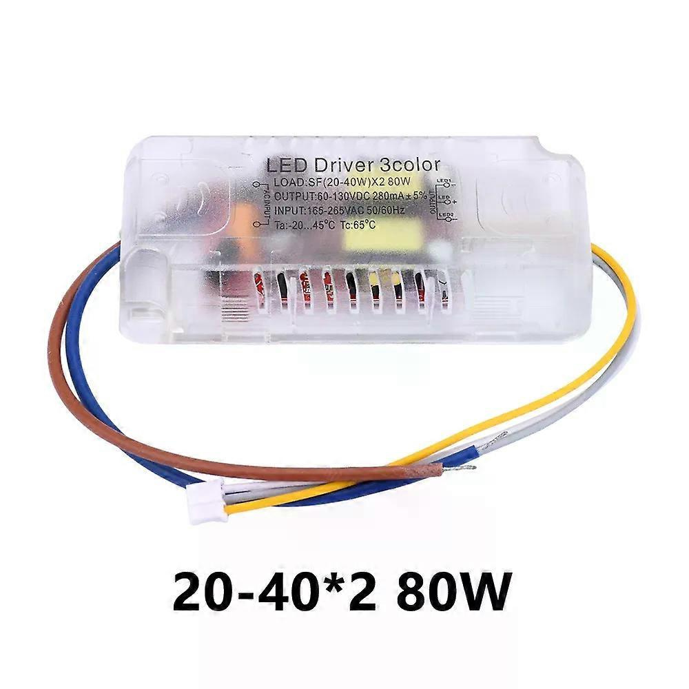Netzteil Für Infrarot-fernbedienung An Deckenleuchten: 18–40 W X 2, 12–24 W X 2, 20–40 W X 2, 30–50 W X 2, 40–60 W X 2, 20–40 W X 4, 30–50 W X 4, 40–60 W X 4 – Jxlgv