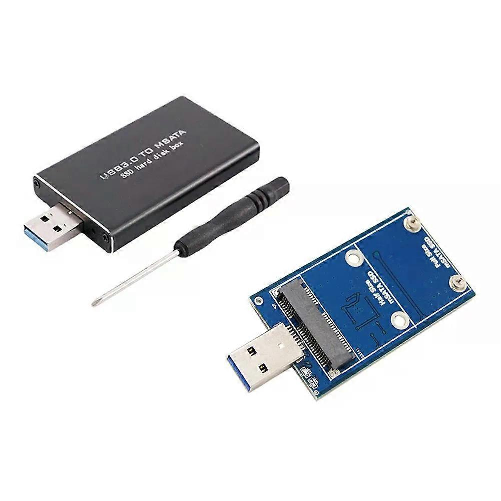 Mini-msata-zu-usb-3.0-festplattengehäuse, 6-gbit/s-ssd-konverter-adaptergehäuse, Kabellos, Pci-e, Für 30x30/50 Msata-ssd-jxlgv