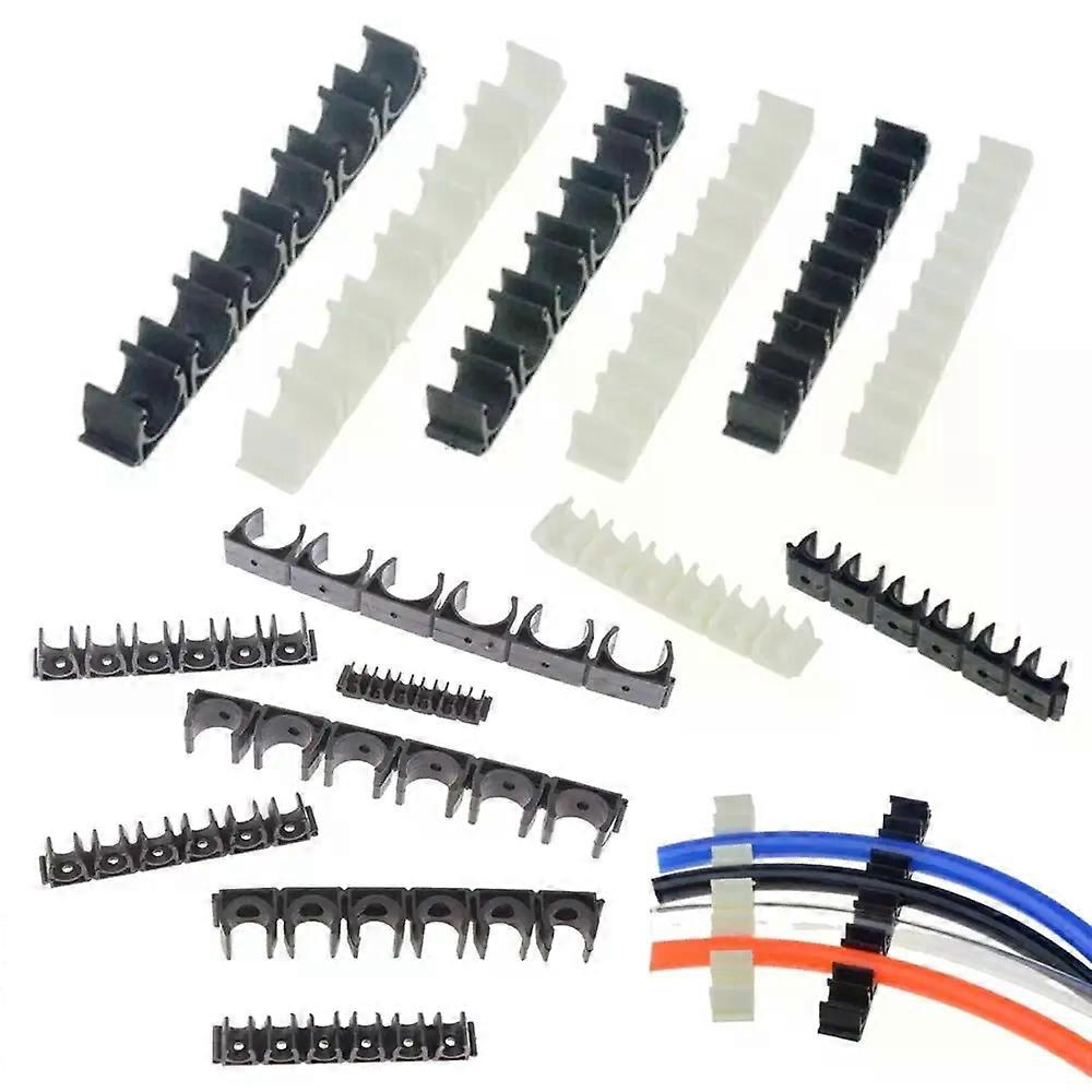 Befestigungsklemme Für Nylon-pneumatikschläuche, 6-fach, 4 Mm, 6 Mm, 8 Mm, 10 Mm, 12 Mm, Wasserrohrhalter, Gaskompressorschlauch-umleitung - Jxlgv