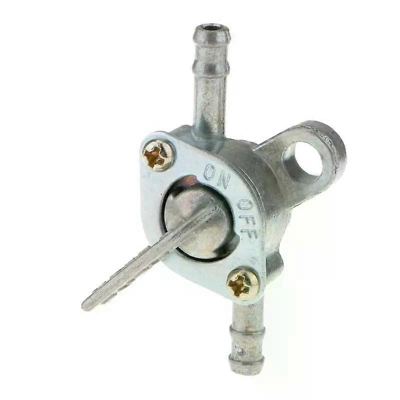 Universeller Inline-benzinhahn Für Motorräder/quads/rasenmäher, Alterungsbeständig, Korrosionsbeständig, Auslaufsicher, Aus Gummi, Silber, 6 Mm, Hot-jxlgv