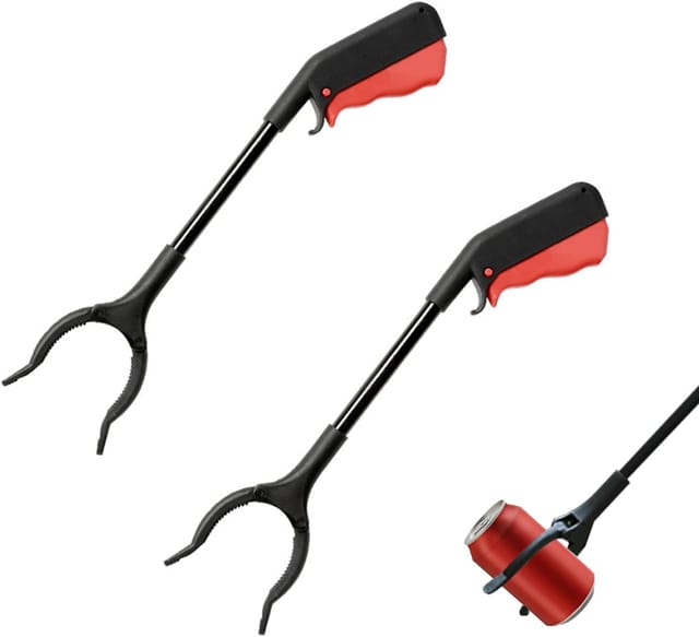 2er-pack Müllgreifer, Müllsammelwerkzeug, Teleskop-müllgreifer, Müllgreifer