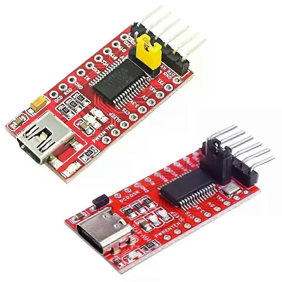 Für Ft232rl Ft232 Ftdi Usb 33v 55v Zu Ttl Seriell Adaptermodul Für Arduino Ft232 Pro Mini Port Usb Zu Ttl 232 Mini / Typ-c Usb-jxlgv