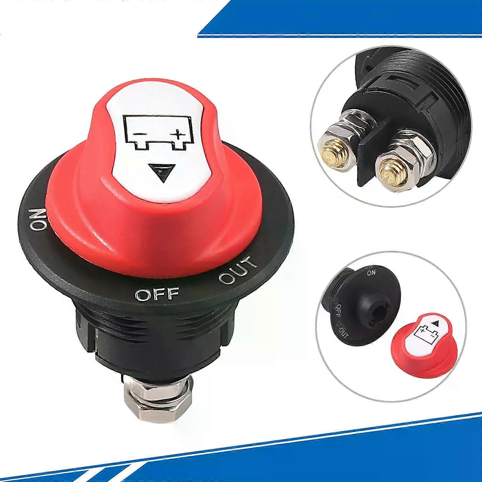 Hauptschalter Ein/aus Für 100-a-batterietrennschalter Für Boote, Autos, Transporter, Schiffe Und Boote (12–32 V) – Jxlgv