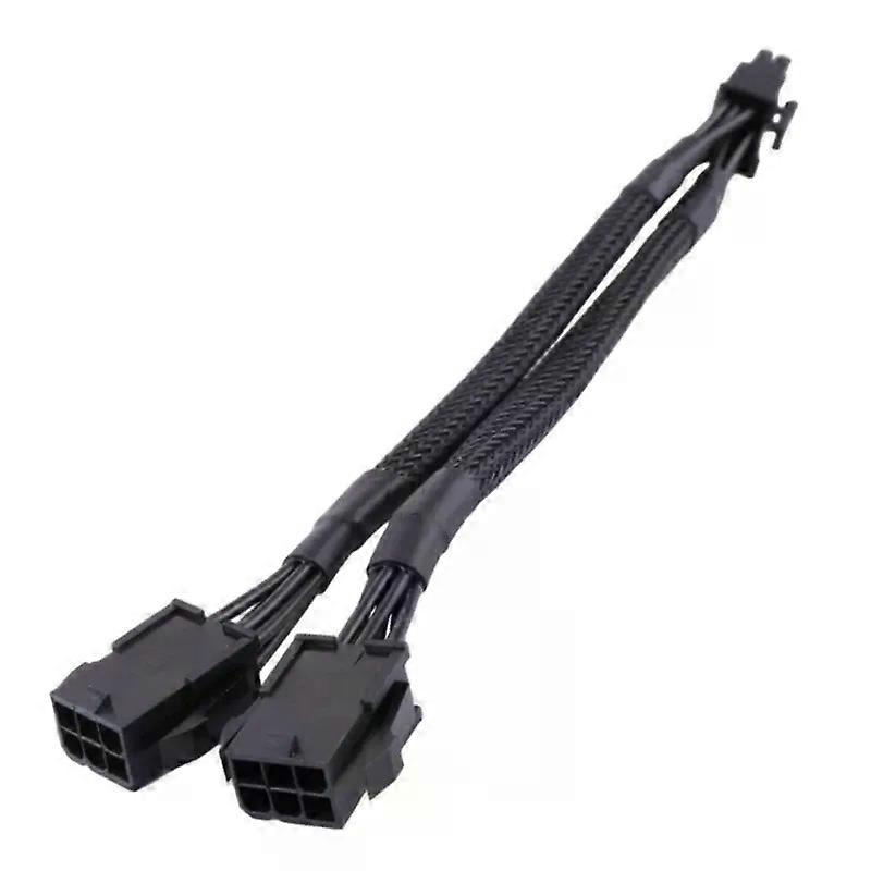 8-pin-stecker Auf Zwei 6-pin-buchsen Kabeladapter 20 Cm Cpu 8-pin Auf Grafikkarte Pci-express Stromverteilerkabel - Jxlgv