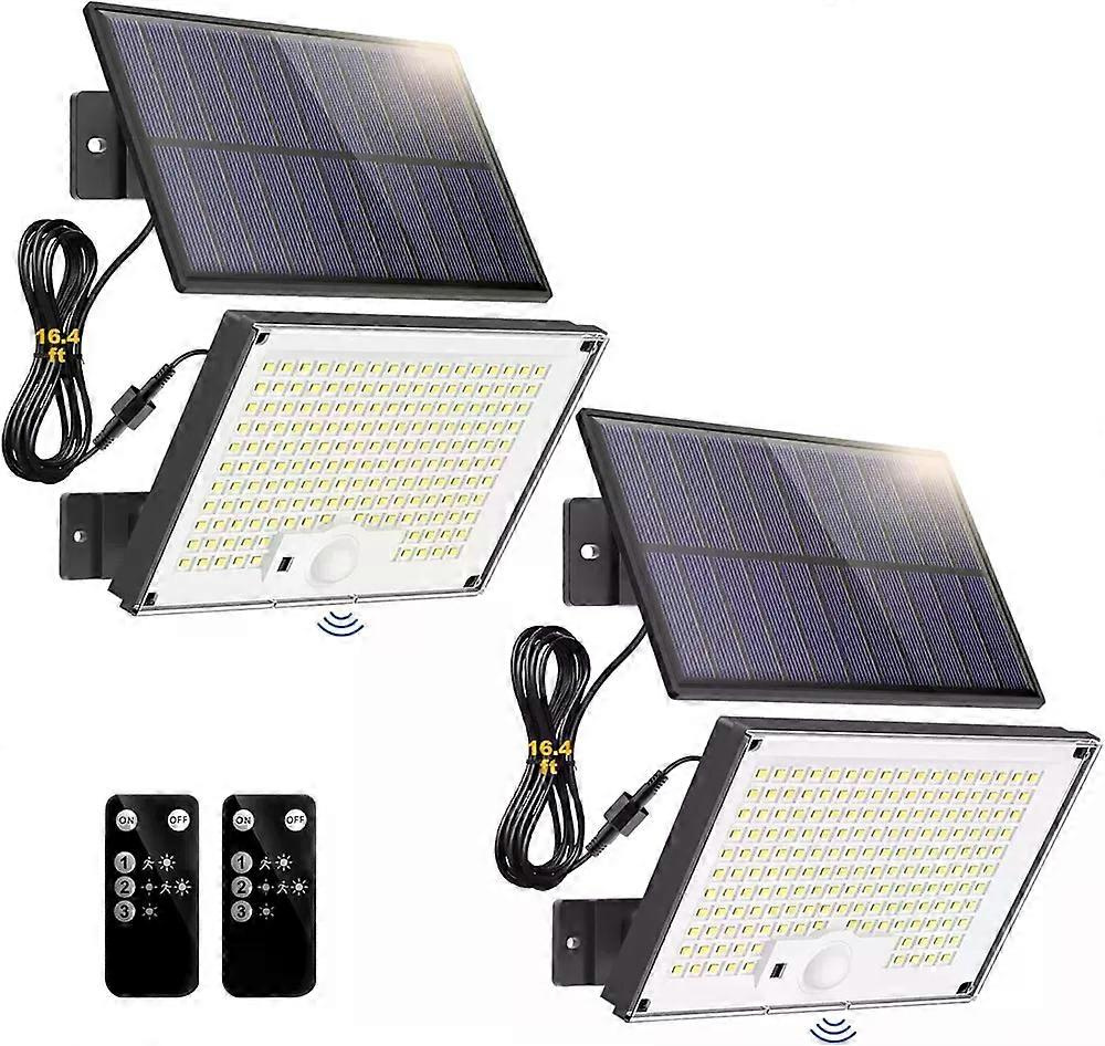 Led-solar-außenleuchten Mit 3 Beleuchtungsmodi, Kabelloser Solar-wandleuchte Mit Bewegungsmelder, Wasserdicht, Solarbetrieben, Für Garten, Zaun Und Hof – Jxlgv