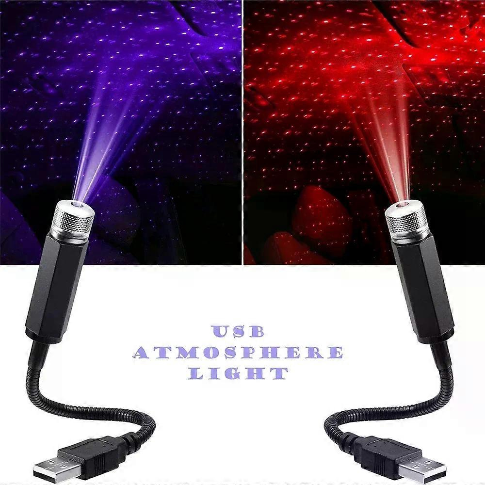Mini-led-autodach-sternenprojektor Für Den Innenraum, Ambientebeleuchtung, Usb-led-dekorationsleuchten, Plug & Play - Jxlgv