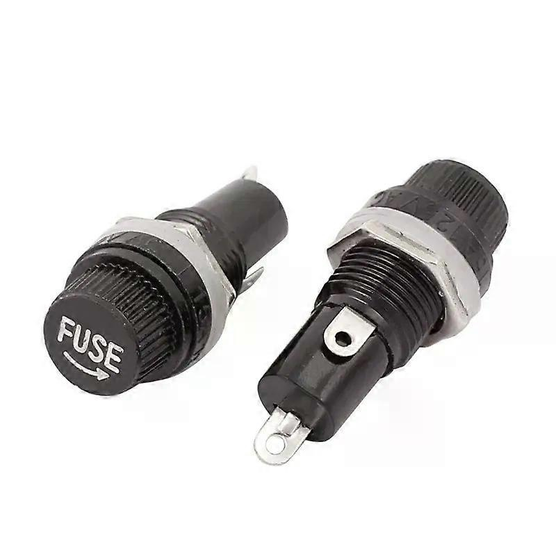 Für Neue 5x20mm Sicherungshalter Mit 12mm Montagebohrung, 250v/10a, Schraubkappe, Für Die Schalttafelmontage, Popular-jxlgv