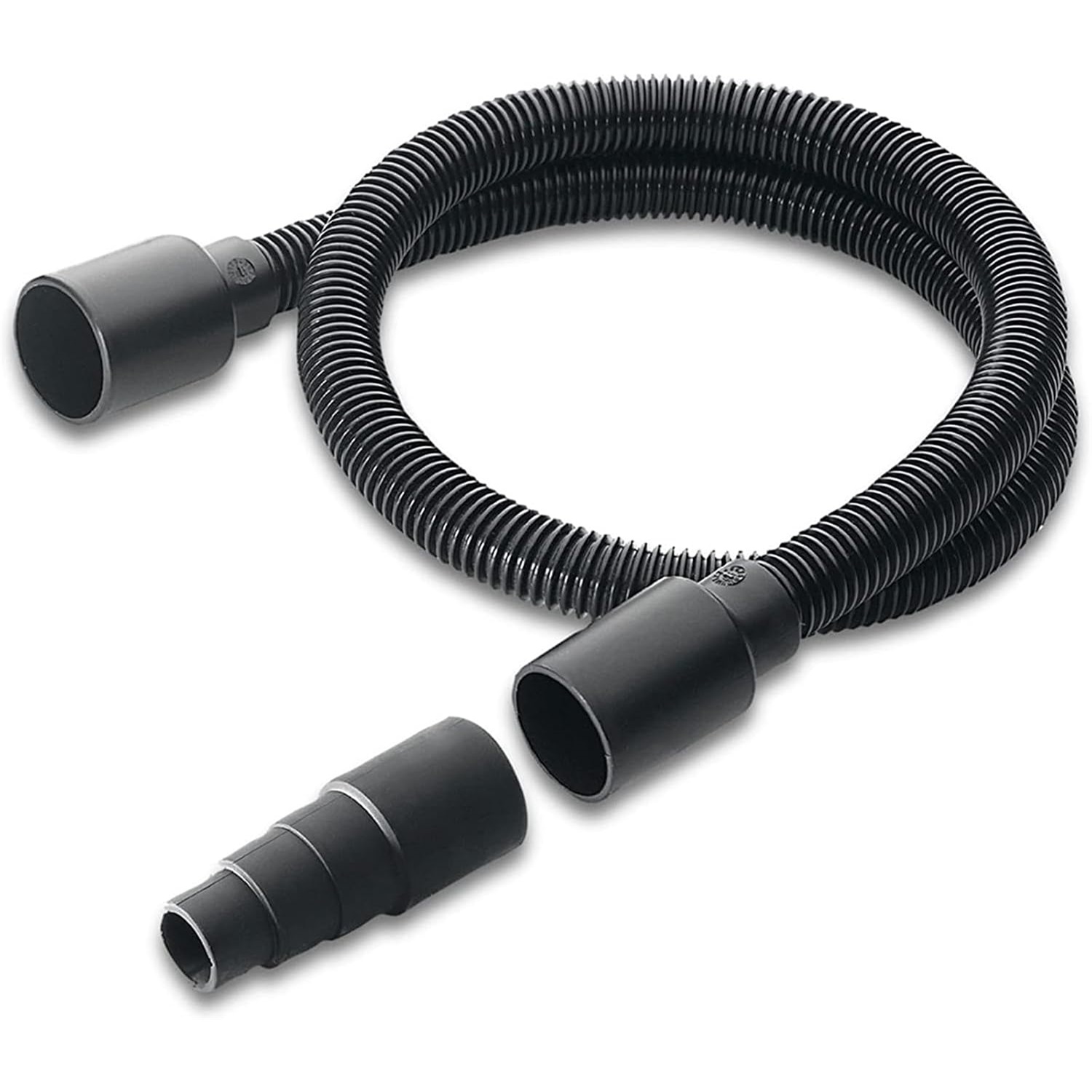 Original Absaug-set Für Elektrowerkzeuge, Flexibler Saugschlauch (1m) Inklusive Adapter Zum Anschluss An Den Abluftstutzen Von Elektrowerkzeugen, Kunststoff