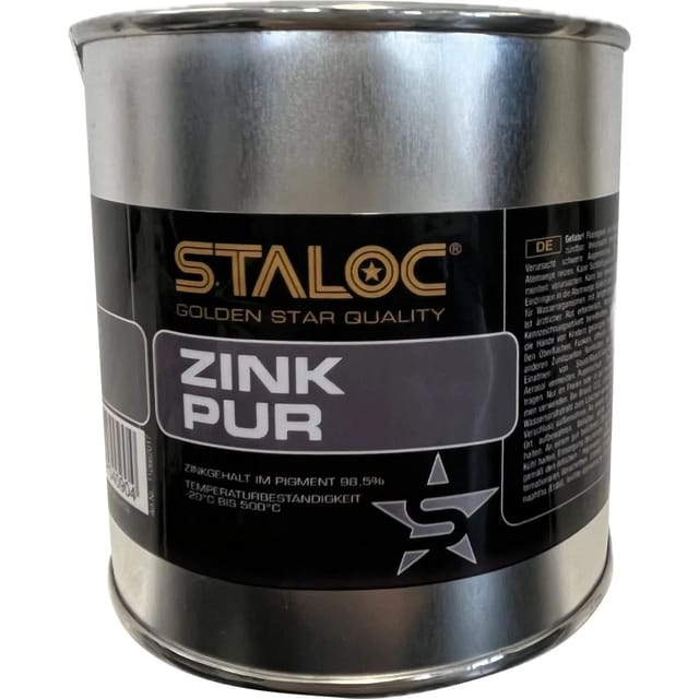 Zinkausbesserung hell - Zinkstaubfarbe, Kaltverzinkung, Korrosionsschutz, 500ml - Staloc