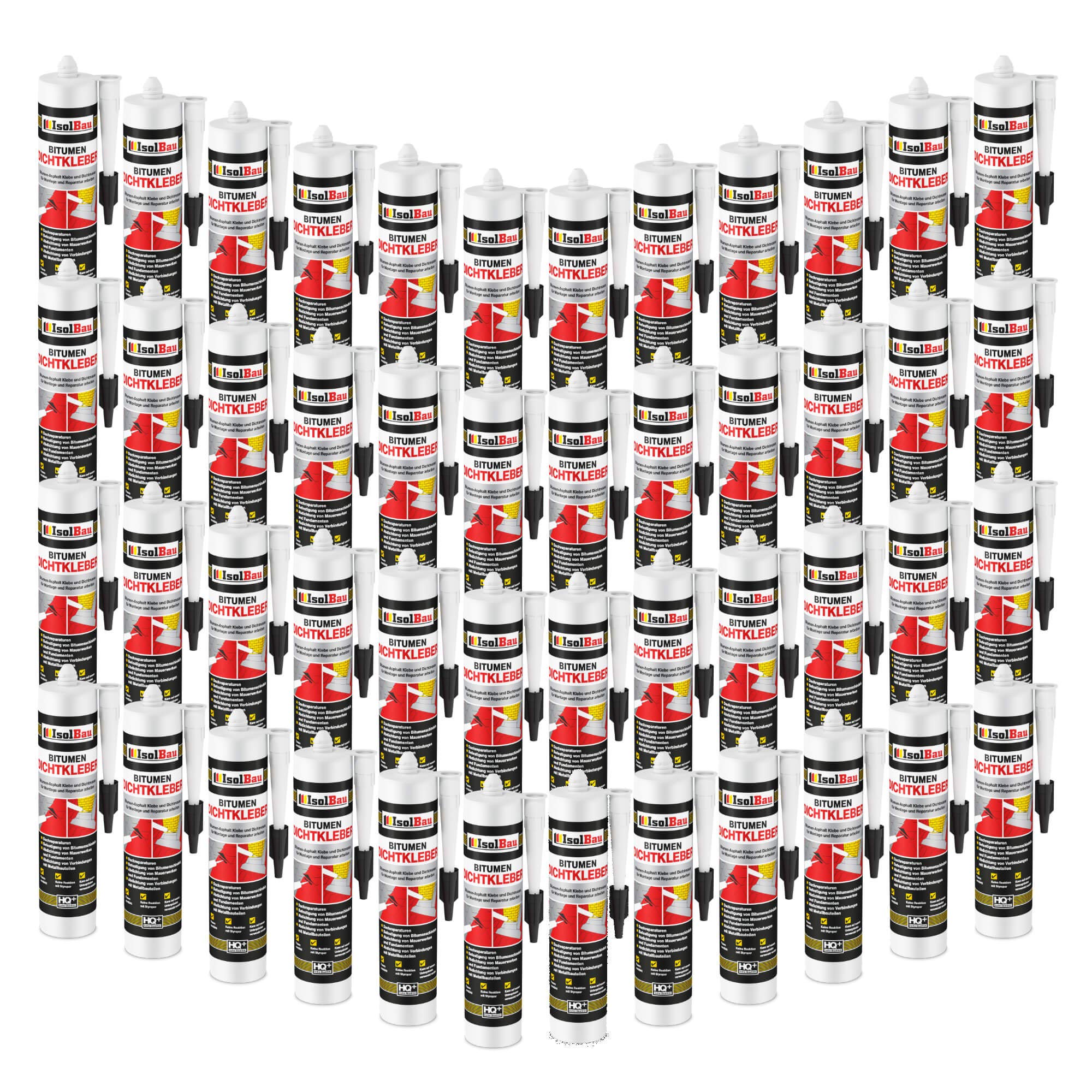 Bitumenkleber 48 X 310 Ml Dachdichtstoff Bitumen Dichtmasse Schindelkleber