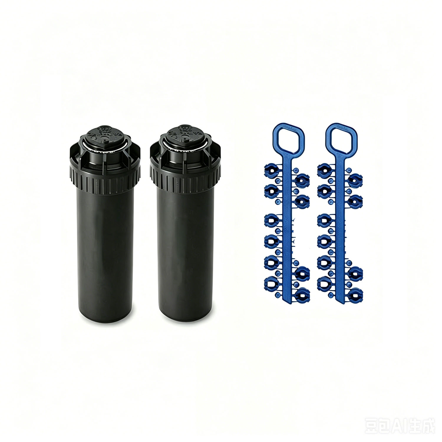 Jiajia Ai - 2er Set Rain Bird 5004-pc Versenkregner, 7,6-15,2m, 3/4" Innengewinde