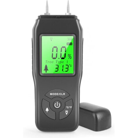 Jiajia Ai-holzfeuchtemesser, Digital Tragbar, Lcd Hintergrundbeleuchtung, Wasserleckdetektor, Für Wände Baustoffe Holz