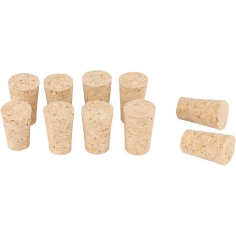 Jiajia Ai-100 Stk. Natürliche Konische Korken, Für Wein Bierflaschen, 22 17 35mm