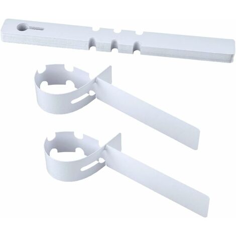 Jiajia Ai-12er Set Schiefer Pflanzenstecker, Beschriftbar, Witterungsbeständig, Anthrazit-silber