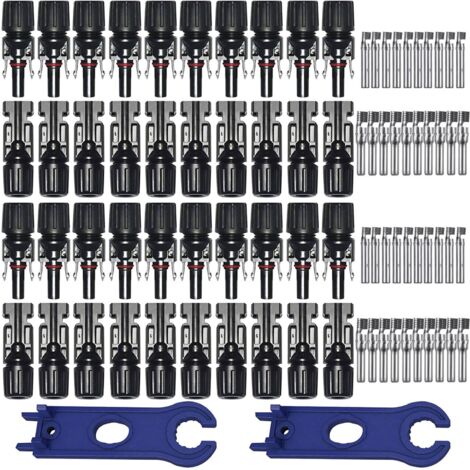 Jiajia Ai-20 Paar Mc4 Solarstecker, Pv Stecker/kupplung, Doppelte Dichtung, Für Photovoltaik