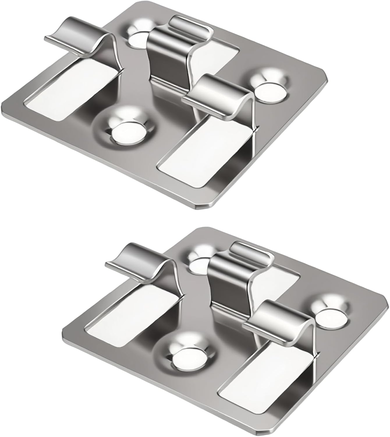 Jiajia Ai-100 Stk. Verdeckte Terrassenclips Wpc, Edelstahl, 7mm Höhe