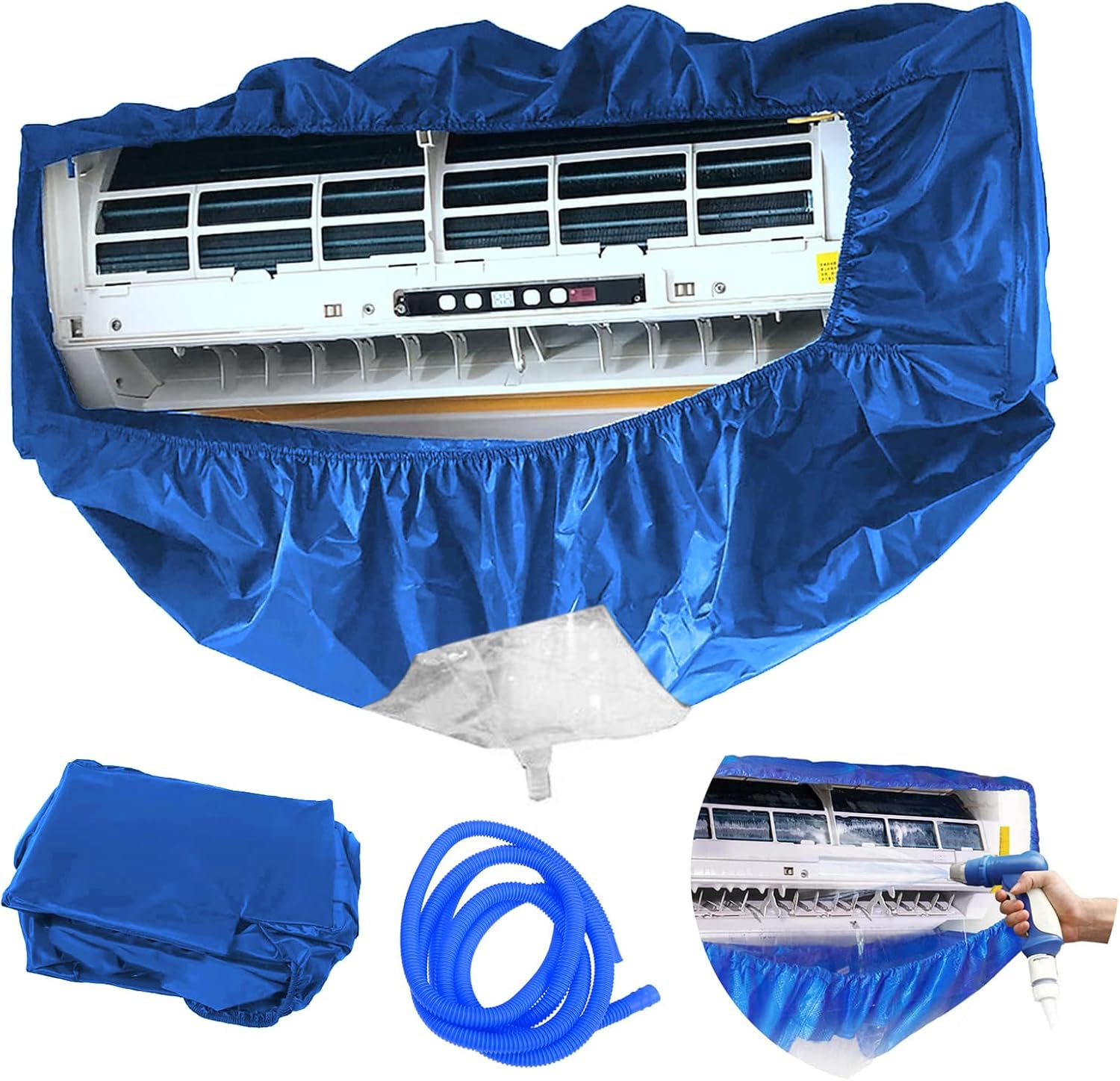 Jiajia Ai-klimaanlagen Reinigungsset Split Wand, Staubdicht, Wasserdicht, Mit 3m Ablaufschlauch, Blau