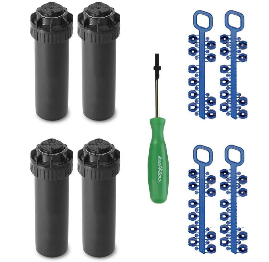 Jiajia Ai - 6er Set Rain Bird 5004 Pc Versenkregner, 40-360°, 75-150cm (y54007)
