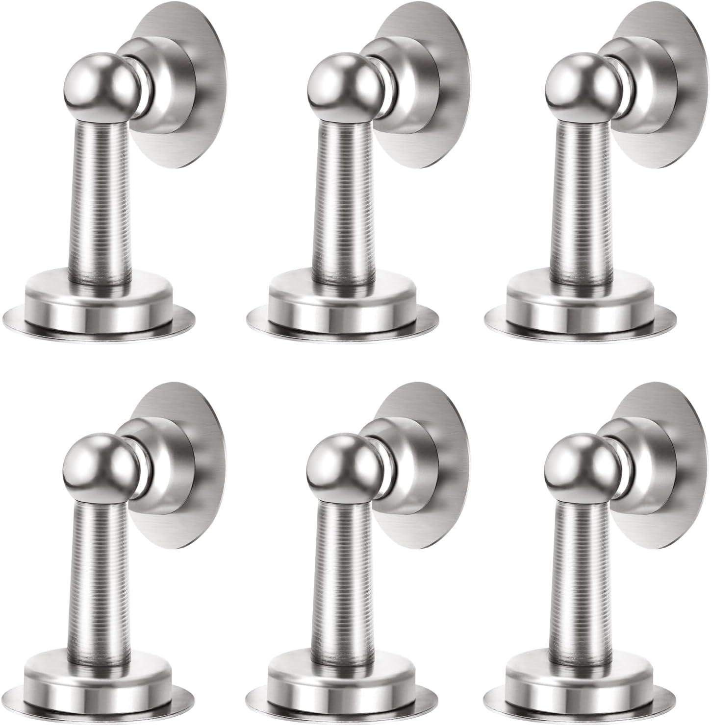Jiajia Ai-6 Magnetische Türstopper Edelstahl Soft-catch, Boden Und Wand, Ohne Bohren