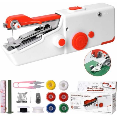 Jiajia Ai-tragbare Nähmaschine, Mini Elektrisch, Für Erwachsene, Stoffe, Reise, Kleidung